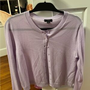 J. Crew Light Purple Knit Sweater